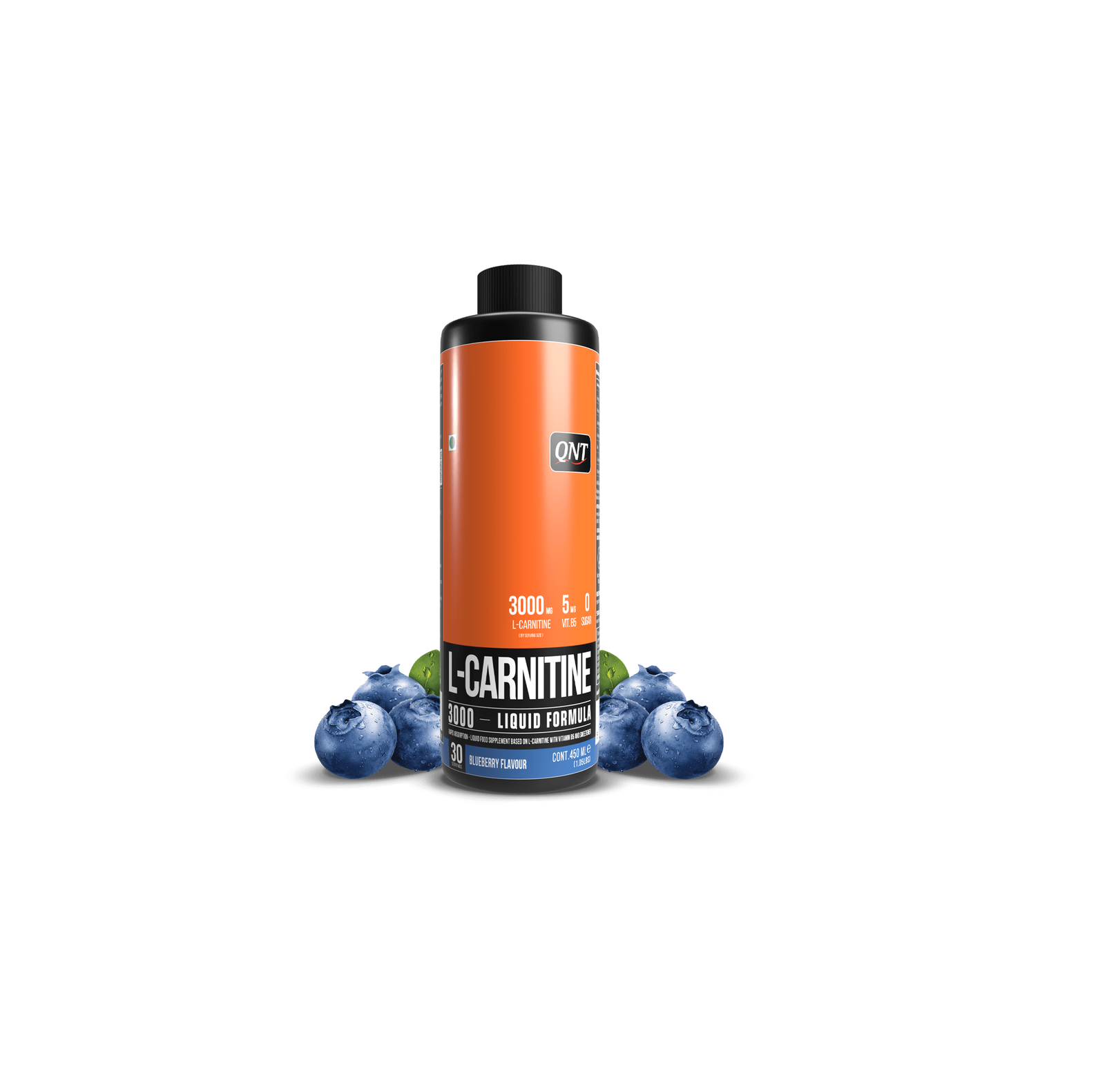 QNT L-CARNITINE SYRUP 450ML - BLUBERRY
