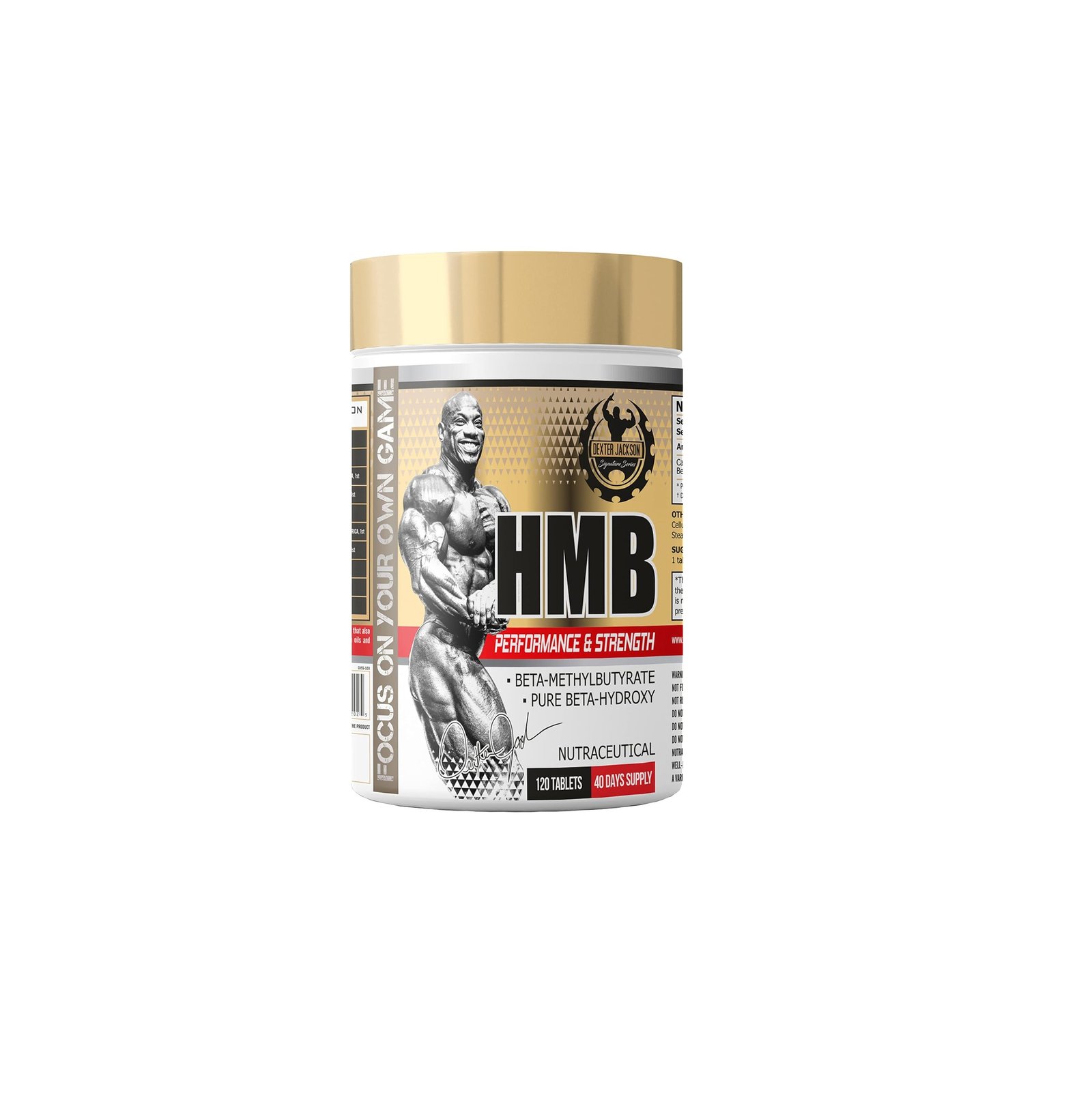 Dexter Jackson Gold Series HMB | Performance & Strength | 120 Tablets | 120 Servings
