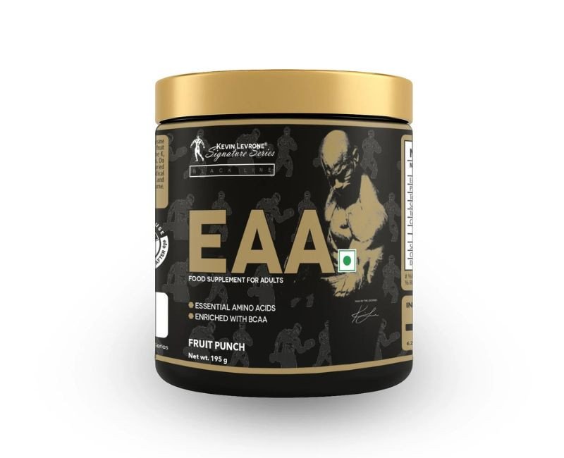 Kevin Levrone EAA Fruit Punch Flavour, Essential Amino Acids with BCAA Food Supplement, 195g