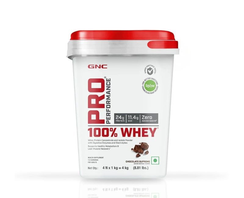 GNC Pro Performance 100% Whey Protein Powder | 8.8 Lbs : 4 KG | Chocolate Supreme