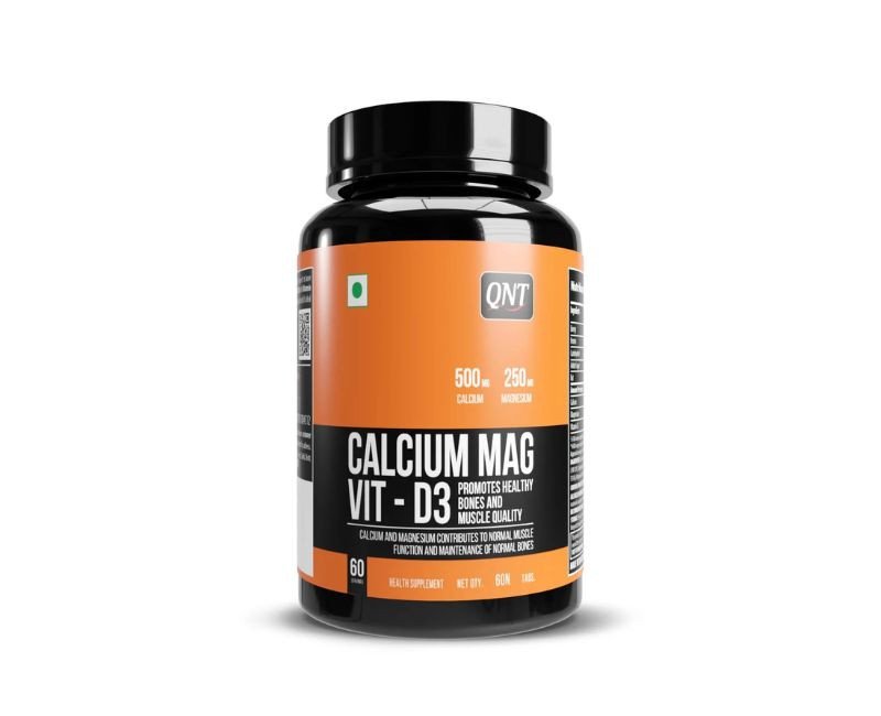 QNT Calcium Magnesium D3 | Unique blend of Cal-Mag-D3 | 60 Tablets