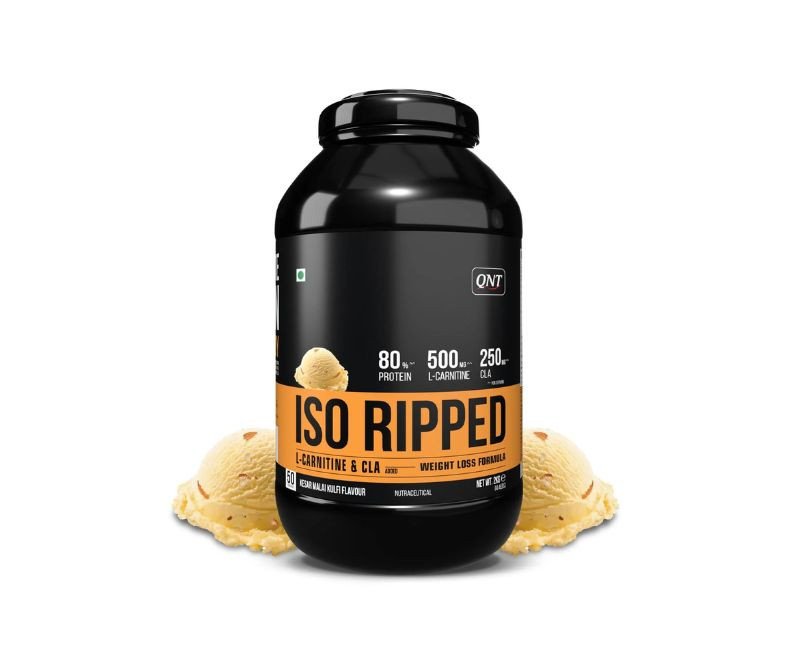 QNT ISO Ripped Whey Protein Isolate Powder | Kesar Malai Kulfi Flavour - 2 Kg