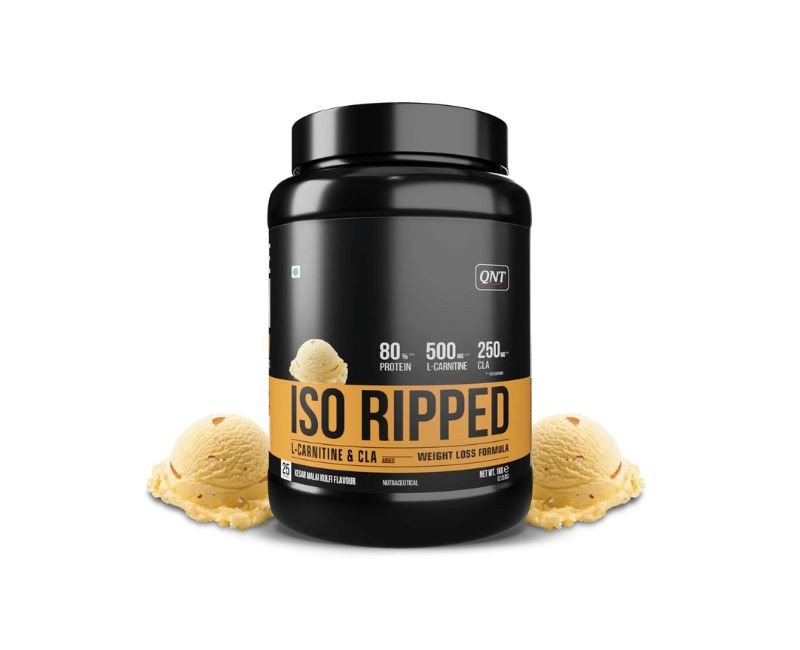 QNT ISO Ripped Whey Protein Isolate Powder | Kesar Malai Kulfi Flavour - 1 Kg