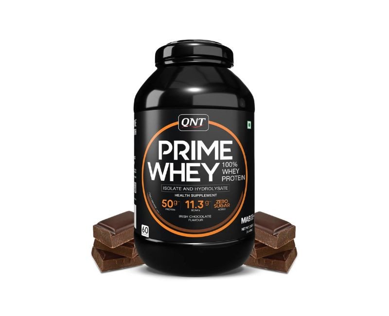 QNT Prime Whey Protein Powder – Irish Chocolate | 60 Servings | 2kg