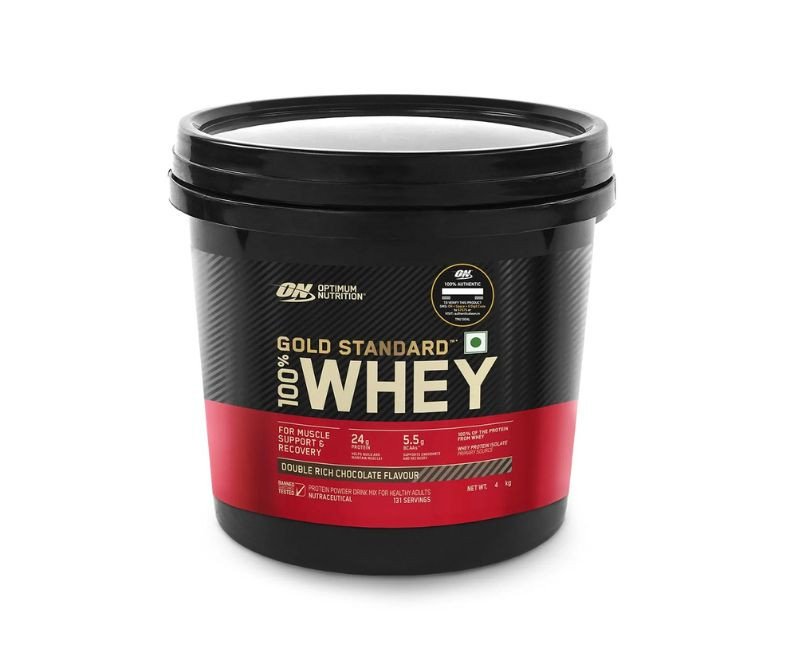 Optimum Nutrition (ON) Gold Standard 100% Whey Protein Powder 4 Kg (Double Rich Chocolate)