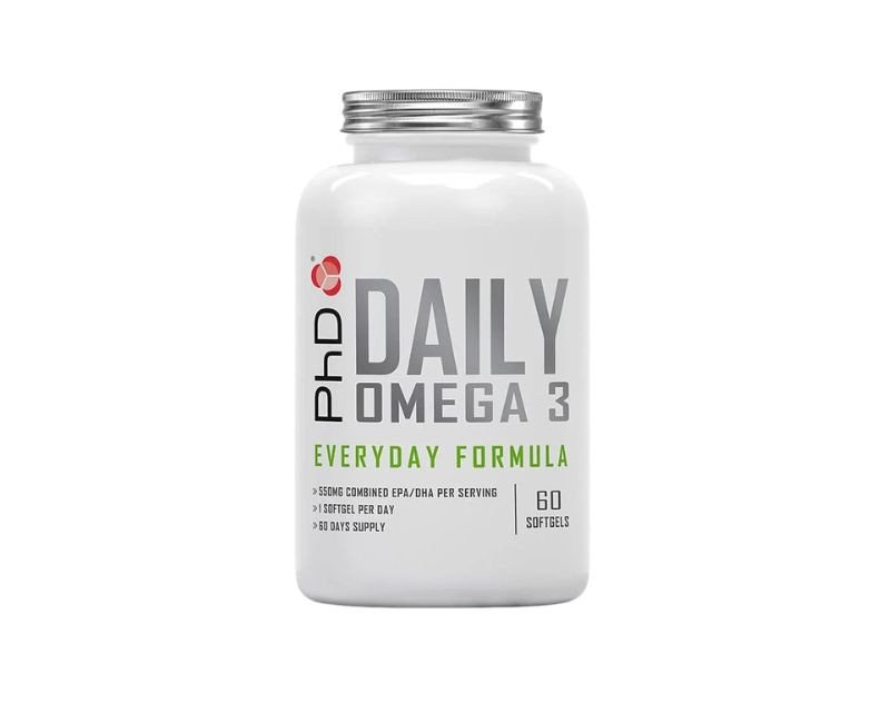 PhD Daily Omega 3 - Everyday Formula - 100 Softgels