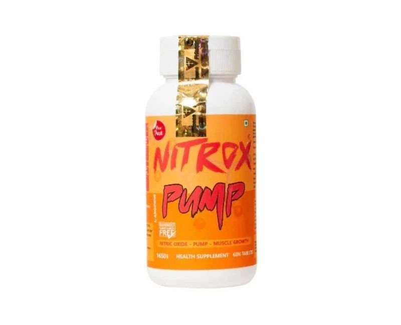 Fitness Friends - Nitrox Pump - L Arginine 1650mg - 60 Tablets