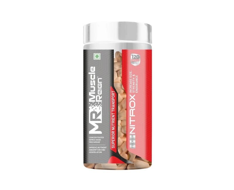 Muscle Reign Nitrox Tablets for Muscle Growth - 120 Count