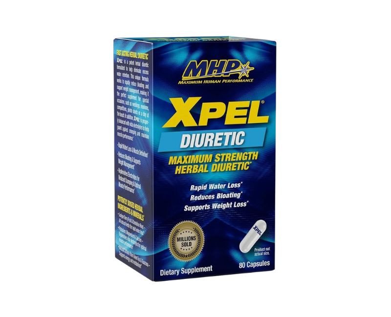 MHP Xpel Maximum Strength Diuretic Capsules, 80 Capsules