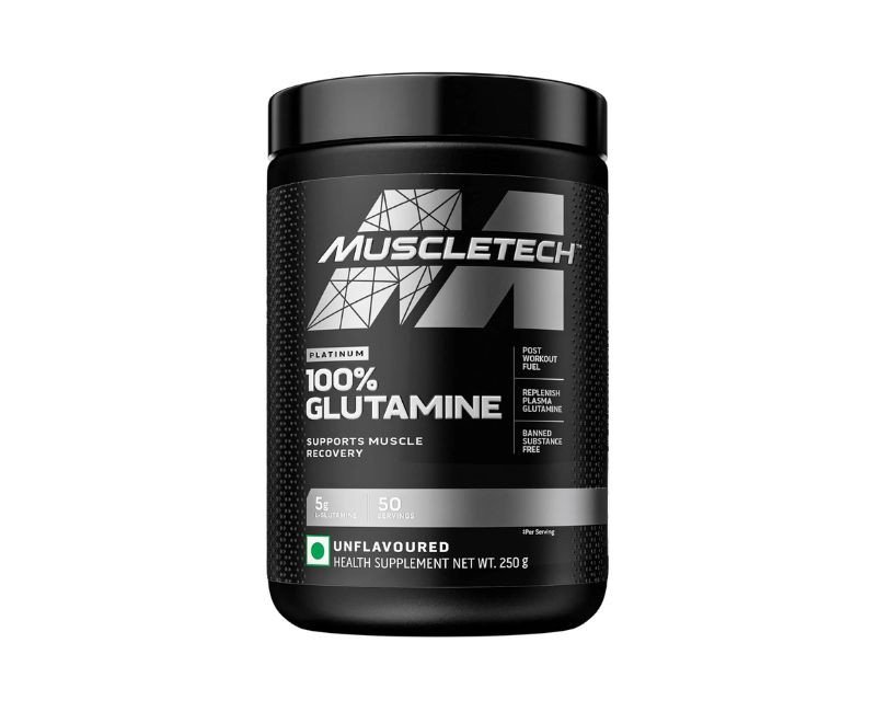 MuscleTech Glutamine | Unflavoured (50 Servings) - 250gm
