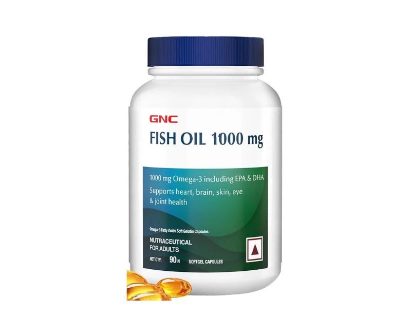 GNC Fish Oil 1000mg Omega - 90 Capsules