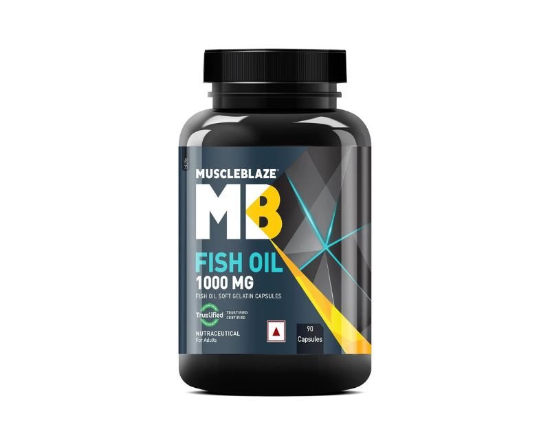 MuscleBlaze Omega 3 Fish Oil (90 Capsules)