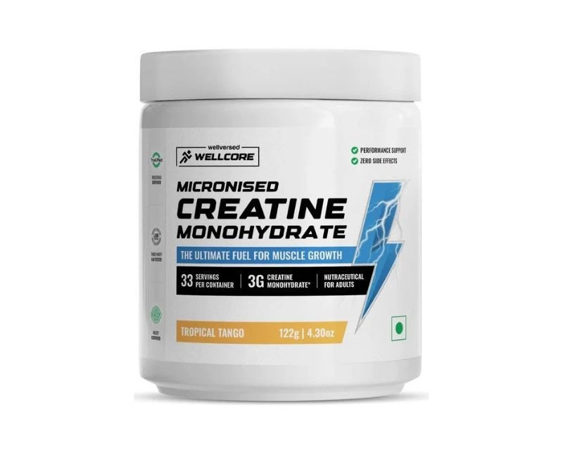 Wellcore - Pure Micronised Creatine Monohydrate (122g, 33 Servings) Tropical Tango