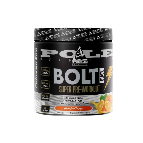 Pole Nutrition Bolt Black Super Pre-Workout Thunder Orange