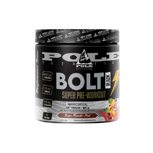 Pole Nutrition Bolt Black Super Pre-Workout Tropic Thunder Fruit