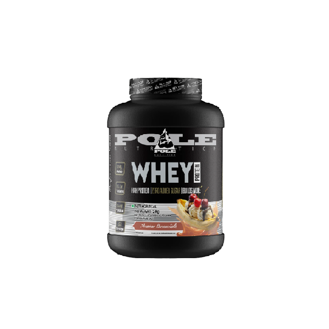 Pole Nutrition Whey Protein 2kg American Banana Split