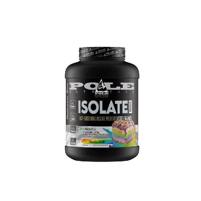 Pole Nutrition Whey Isolate 1.8kg Rainbow Cake