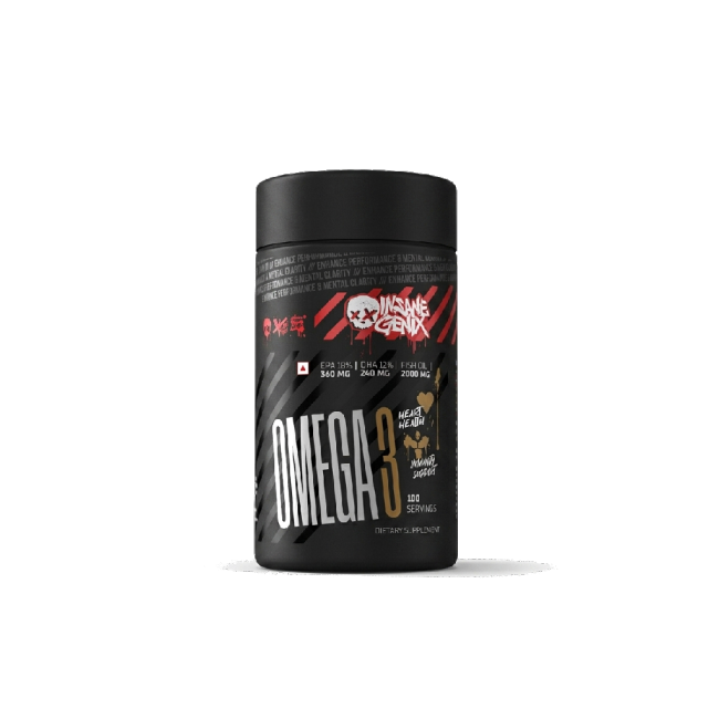 Insane Genix Omega-3 100 Servings
